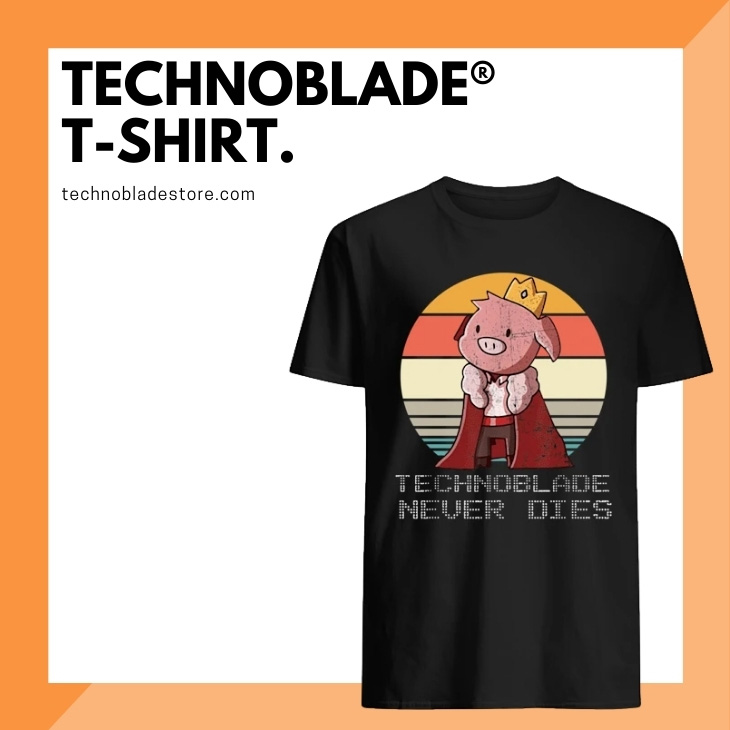 Technoblade's minecraft character Tshirt print design - MasterBundles