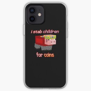 Technoblade I stab Children for Coins iPhone Soft Case RB0206 product Offical Technoblade Merch