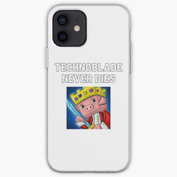Technoblade - Technoblade Never Dies iPhone Soft Case RB0206 product Offical Technoblade Merch