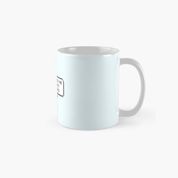 Technoblade Quote: When God Sends Me to Hell, I Want Him to Hesitate Classic Mug RB0206 product Offical Technoblade Merch