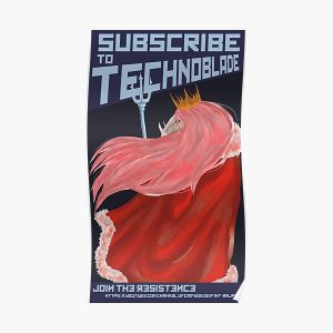 Subscribe to Technoblade Poster RB0206 product Offical Technoblade Merch