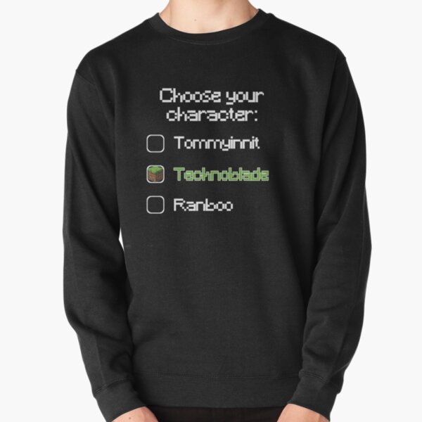 Choose your character - Technoblade (2) Pullover Sweatshirt RB0206 product Offical Technoblade Merch