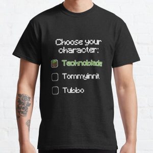 Choose your character - Technoblade Classic T-Shirt RB0206 product Offical Technoblade Merch