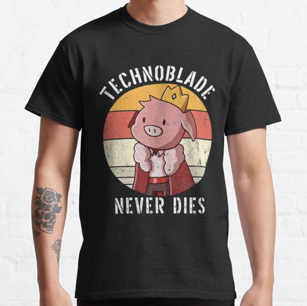 Technoblade Never Dies r Pig Emperor Newest T Shirt for Men Classic  Camisas Cotton T-shirts Hip Hop Gift Kawaii Clothes - AliExpress