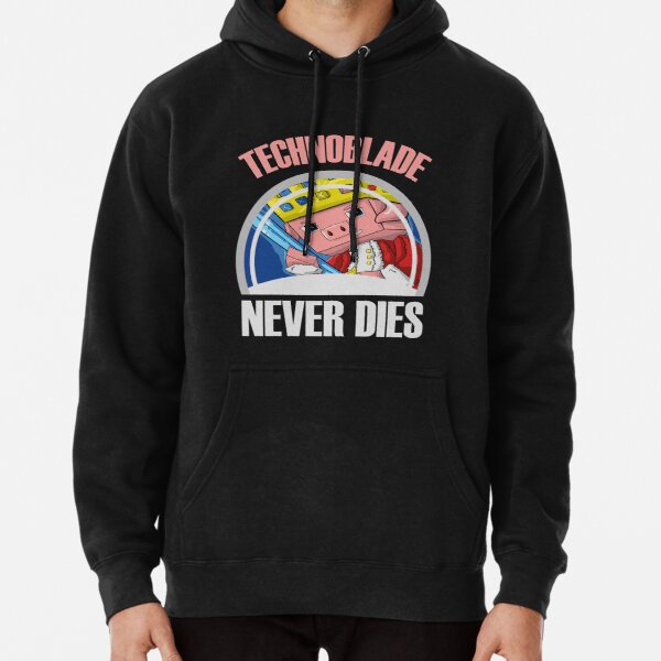 Technoblade Hoodies - Technoblade Never Dies Pullover Hoodie RB0206