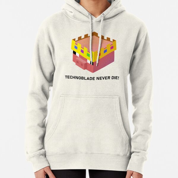 Technoblade Hoodies - Technoblade never dies Pullover Hoodie RB0206