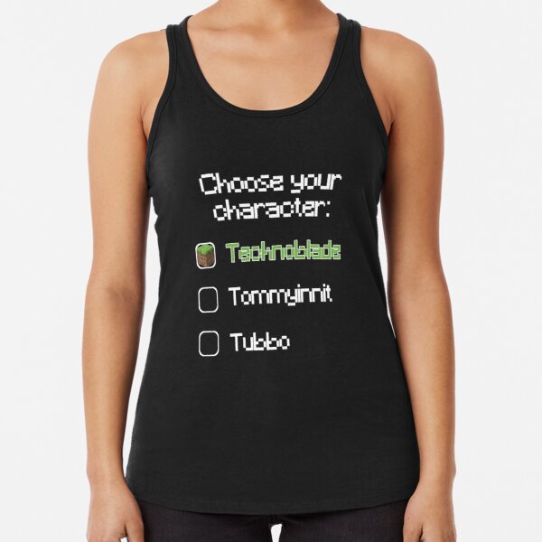 Choose your character - Technoblade Racerback Tank Top RB0206 product Offical Technoblade Merch