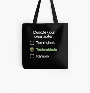 Choose your character - Technoblade (2) All Over Print Tote Bag RB0206 product Offical Technoblade Merch