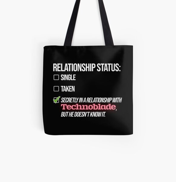 Relationship with Technoblade All Over Print Tote Bag RB0206 product Offical Technoblade Merch
