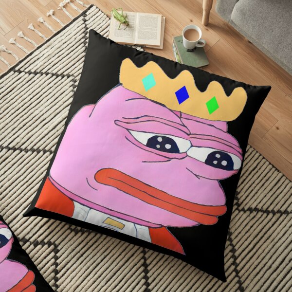 Technoblade pepe the frog meme Floor Pillow RB0206 product Offical Technoblade Merch