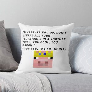 Technoblade - Sun Tzu Quote Throw Pillow RB0206 product Offical Technoblade Merch
