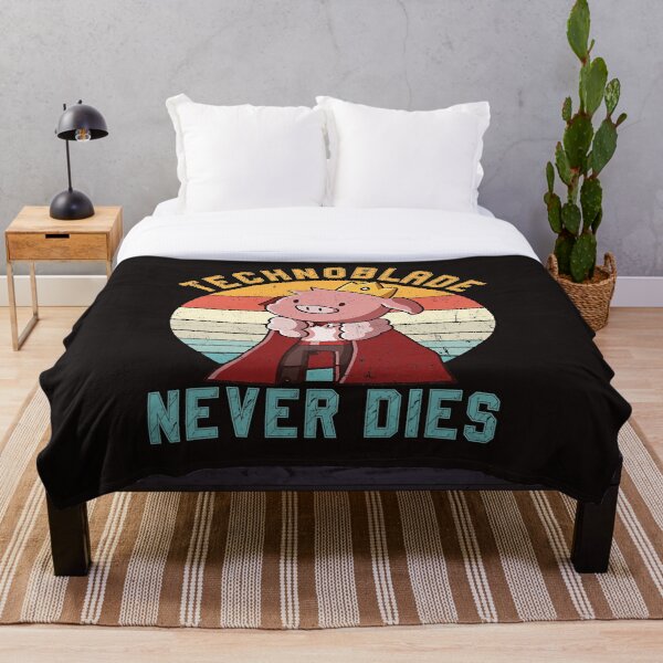 Retro Style Technoblade Merch Cosplay Boys Girls Throw Blanket RB0206 product Offical Technoblade Merch