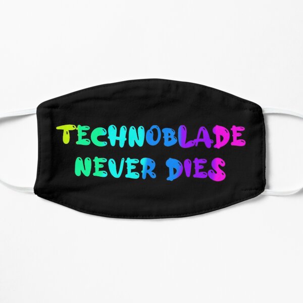 technoblade never dies Flat Mask RB0206 product Offical Technoblade Merch