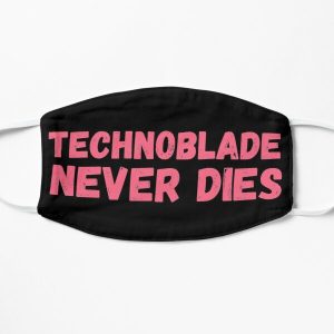 TECHNOBLADE NEVER DIES Flat Mask RB0206 product Offical Technoblade Merch