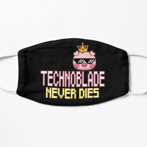 Technoblade Never Dies Flat Mask RB0206 product Offical Technoblade Merch
