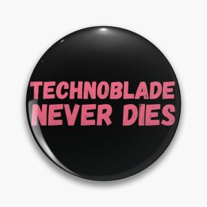 TECHNOBLADE NEVER DIES Pin RB0206 product Offical Technoblade Merch