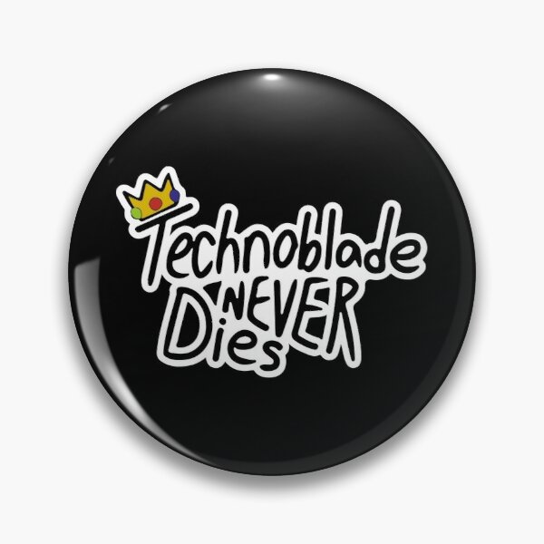 Technoblade Never Dies Pin RB0206 product Offical Technoblade Merch
