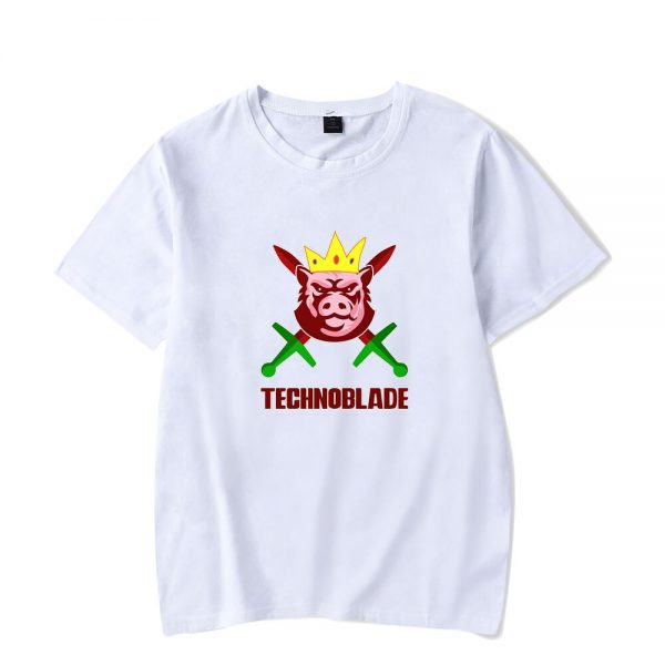 New New Technoblade Merch T Shirt Men Short Sleeve Women T Shirt Harajuku Tops Technoblade Clothes 3 - Technoblade Store