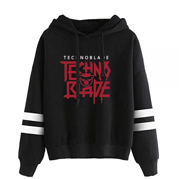 New New Technoblade Merch TECHNOBLADE Agro Hoodie Sweatshirts Unisex Pig Logo Pullover for Men And Women - Technoblade Store