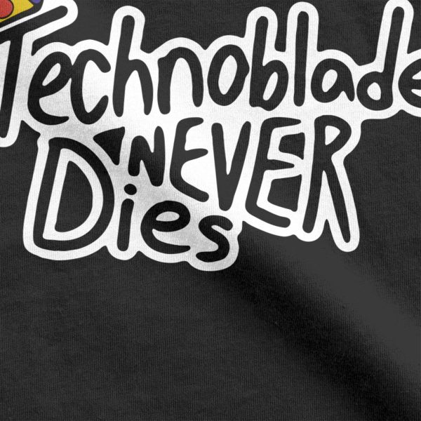 Novelty Technoblade Never Dies Dreamteam T Shirts for Men Crewneck Cotton T Shirt Pig Short Sleeve 2 - Technoblade Store