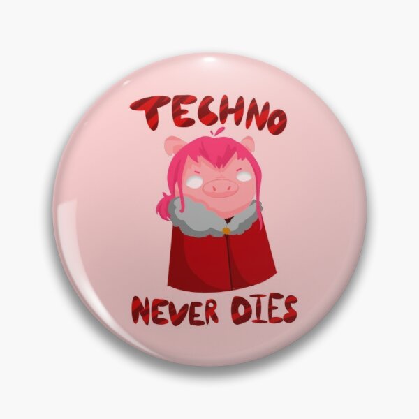 Techno The Pig Technoblade Blob Never Dies Soft Button Pin Customizable Women Decor Gift Funny Fashion 17.jpg 640x640 17 - Technoblade Store