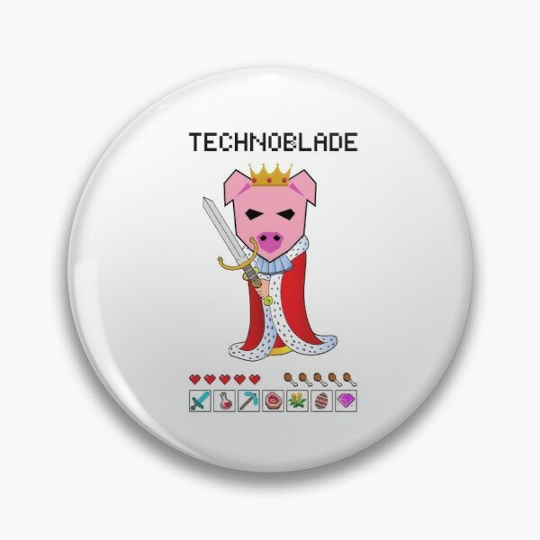 Techno The Pig Technoblade Blob Never Dies Soft Button Pin Customizable Women Decor Gift Funny Fashion 24.jpg 640x640 24 - Technoblade Store