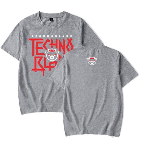 Technoblade Merch T shirt 2D Print Women Men Clothes Hot Sale Tops Short Sleeve 7.jpg 640x640 7 - Technoblade Store
