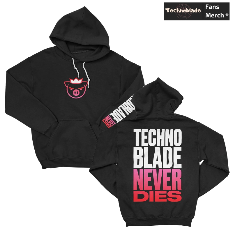 Never Dies New Version Hoodie - Technoblade Store