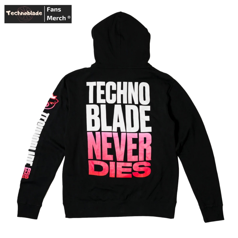 Never Dies New Zipped Hoodie 2 - Technoblade Store