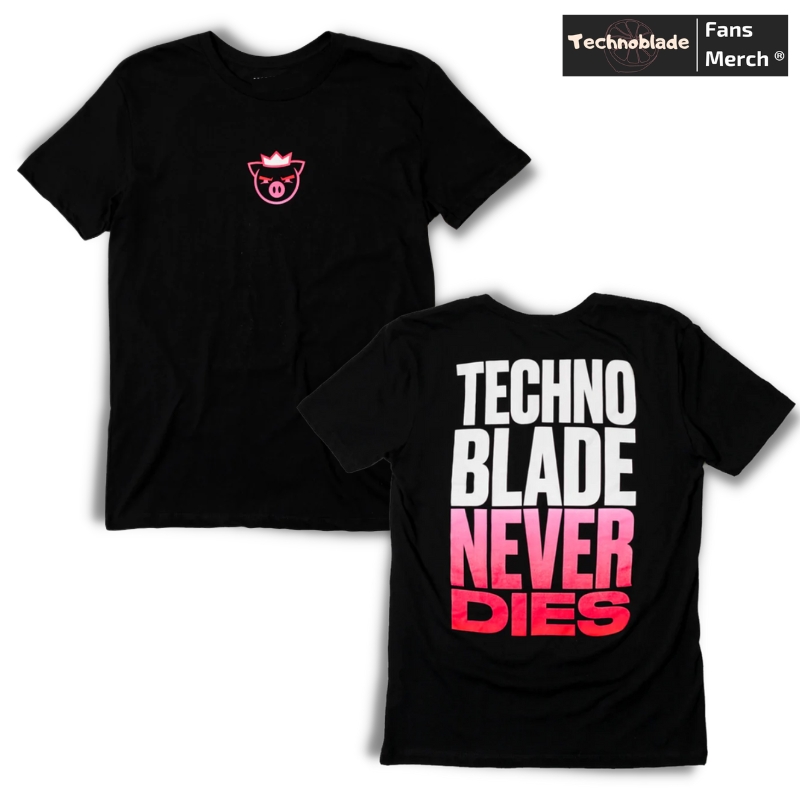 Never Dies Technoblade Casual T shirt - Technoblade Store