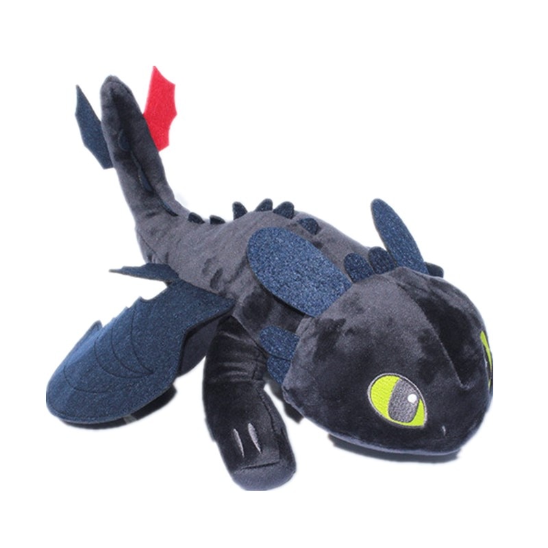35cm Cute Toothless Plush Toy Anime How To Train Your Dragon 3 Night Fury Plush Toothless - Technoblade Store